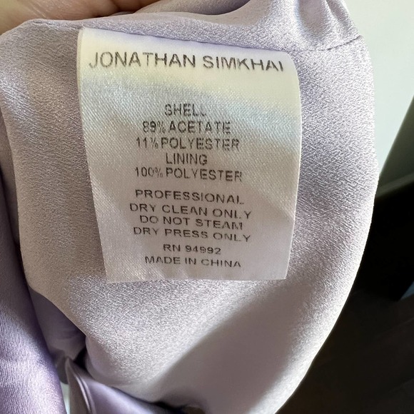 Elegant Lavender Midi Dress - Picture 11 of 14